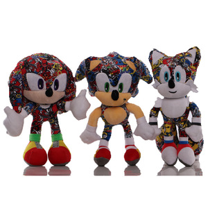 Vendita all'ingrosso di Bambole Soniced da 8 Pollici, <span class=keywords><strong>Giocattoli</strong></span> di Peluche Anime, Ornamenti, Bambole Cartoon, Premi per Giochi con la Macchina a Gru, Regali di Compleanno per Bambini - Product Image 5