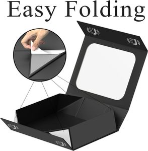 <span class=keywords><strong>Caja</strong></span> <span class=keywords><strong>de</strong></span> Regalo Negra Grande con Ventana <span class=keywords><strong>para</strong></span> Regalos, Tapas Magnéticas Plegables <span class=keywords><strong>para</strong></span> <span class=keywords><strong>Caja</strong></span> <span class=keywords><strong>de</strong></span> Propuesta <span class=keywords><strong>para</strong></span> Padrinos <span class=keywords><strong>de</strong></span> Boda, Incluye Tarjeta y Cinta - Product Image 3