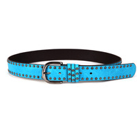 Ceintures pour femmes JULUN, ceintures western, ceinture Y2K, ceinture punk avec rivets, boucle à ardillon, accessoire de couleur vive pour jeans, tenues tendance de rue et quotidiennes