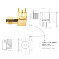 Antenne de routeur externe, connecteur SSMA, 50 ohms, 2,4 GHz, 5,8 GHz, antenne Wi-Fi omnidirectionnelle, TP Link, extérieur