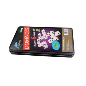 Caja de Hojalata Vací<span class=keywords><strong>a</strong></span> para Juegos de Mesa, Caja de Hojalata para Juegos de Dominó, Cajas de Hojalata para Rompecabezas Magnéticos, OEM ODM - Product Image 5