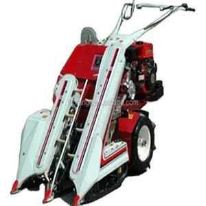 hot sale agriculture 178 diesel Mini Rice Harvester Machine Reaper Binder