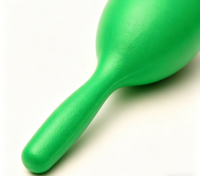 Wholesale Custom Logo Plastic Maraca Pair, Hand Held Rattle Percussion Instrument for Early Childhood Education Toy