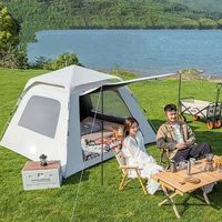 Table de pique-nique pliable en aluminium imitation bois et ensemble de 4 chaises avec sac de transport pour le camping, la plage, le barbecue et la randonnée