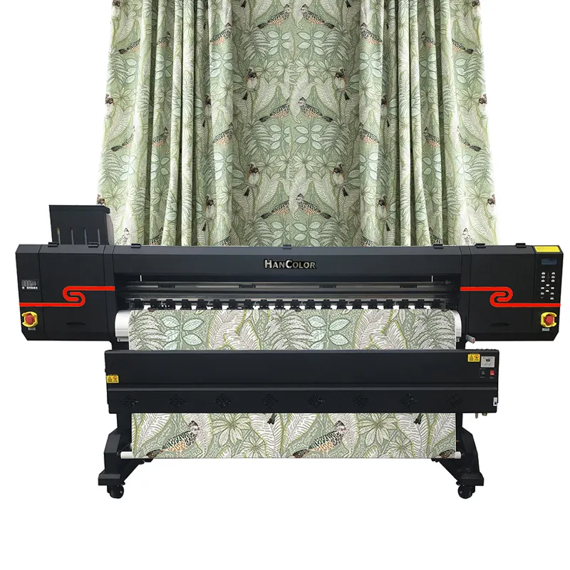 Sublimation Printer Direct Printing On Heat Press Transfer On Curtain Carpet Home Textile Portable Industrial Fast Speed