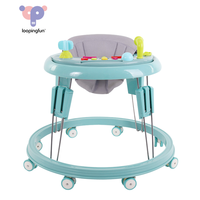 Marchette multifonctionnelle 3 en 1 pour bébé, marchette pliable à 8 roues pour garçon