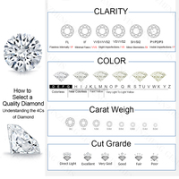 Diamantes Cultivados en Laboratorio con Certificación IGI, HPHT CVD, Piedra Suelta de 1.0 Quilates, Corte Brillante Redondo, Color D, VS1, para Joyería, Venta al Por Mayor