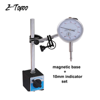 Nuevo mejor juego de base magnética de ajuste fino soporte de reloj magnético y un indicador de esfera de 10mm se utiliza para la indicación, juego de dos piezas