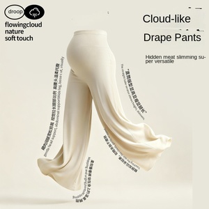 Yukosi – pantalons décontractés en coton pour femmes enceintes, coupe ample, <span class=keywords><strong>taille</strong></span> haute, <span class=keywords><strong>grande</strong></span> <span class=keywords><strong>taille</strong></span>, assortis avec tout, haute élasticité, nouvelle collection printemps été - Product Image 3