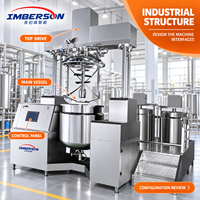 Sistema di Miscelazione Sottovuoto PLC Completamente Automatico Imberson IME-D ad Alta Capacità 1000-5000L per Emulsionanti Cosmetici ad Alta Viscosità