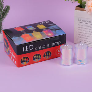 Nouvelle conception de <span class=keywords><strong>bougie</strong></span> <span class=keywords><strong>LED</strong></span> colorée, éclairage brillant et scintillant, lampe à piles, éclairage pour mariage, fête d'anniversaire, décorations de bougies <span class=keywords><strong>LED</strong></span> - Product Image 5