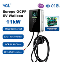 Punto di Ricarica per l'Europa Orientale 11kW Trifase Wallbox Commerciale OCPP 1.6J CE
