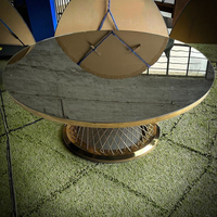 Ventes chaudes, table en acier inoxydable de luxe durable et bon marché pour la location d'événements