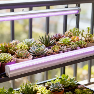 Barre de lumière LED pour plantes d'intérieur à haut rendement pour légumes et fleurs, spectre complet LM281 660nm15W 90cm 2ft T5 T8, floraison des plantes - Product Image 2