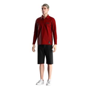 Camiseta Casual de Moda Sublimada, Negra, Larga, de Poliéster, con Logotipo Personalizado de Golf, Camisetas para Hombre, Camiseta Polo - Product Image 5