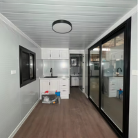 Maison préfabriquée en acier extensible de conception moderne à prix abordable pour usage de bureau