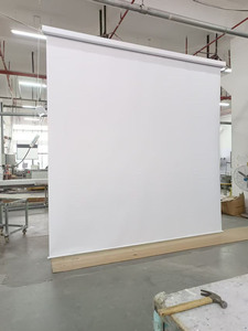 Écran de projection électrique 150 pouces 16:9 haute définition, écran motorisé mural, écran de projection de cinéma maison, vente chaude - Product Image 4