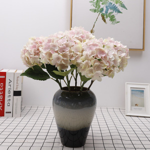 <b>Hydrangea</b> <b>Artificial</b> Flower Silk High Simulation Home Decor Wedding Ornament - Product Image 1