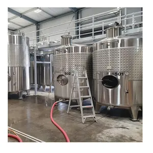 Sanitary Easy Return Customized Bioreactor For Wine Milk Beer Water Oil Fuel Liquid Fermentation Stainless Steel Storage Tank