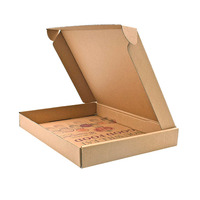 Scatole di cartone ondulato riciclabile con Logo personalizzato ristorante stampato imballaggio ciambelle per Pizza con