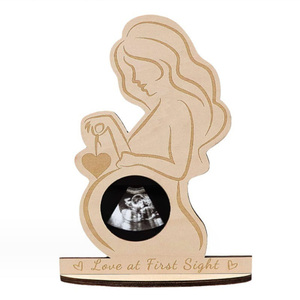 Cadre photo en bois écologique le plus vendu pour les femmes enceintes, <span class=keywords><strong>cadeau</strong></span> de la <span class=keywords><strong>Saint</strong></span>-<span class=keywords><strong>Valentin</strong></span> - Product Image 2