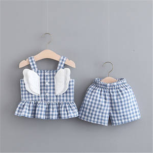 Camisetas y Pantalones Deportivos de Algodón Súper Suave con Alas de Ángel para Niños, Traje Baba, Productos Nuevos, Buscando Distribuidor - Product Image 3