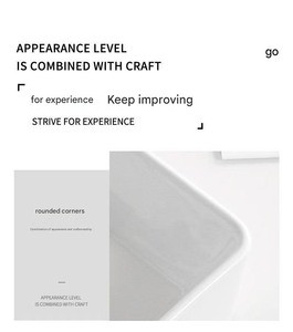 Vasque <span class=keywords><strong>de</strong></span> Salle <span class=keywords><strong>de</strong></span> Bain Rectangulaire <span class=keywords><strong>Design</strong></span> <span class=keywords><strong>Haut</strong></span> <span class=keywords><strong>de</strong></span> <span class=keywords><strong>Gamme</strong></span>, Forme Carrée, Lavabo <span class=keywords><strong>de</strong></span> Luxe avec Meuble-Vasque - Product Image 4