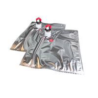 Film d'aluminium personnalisé 3L 5L 10L 15L 20L café vin sirop jus eau liquide BIB sac en plastique dans une boîte distributeur avec val vitop