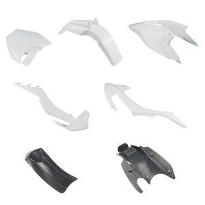 Kit de Plástico para Pit Bike CRF110, Kit de Plástico Blanco para Motos BSE SP01 <span class=keywords><strong>SSSR</strong></span>, Estilo KTM65 - Product Image 4