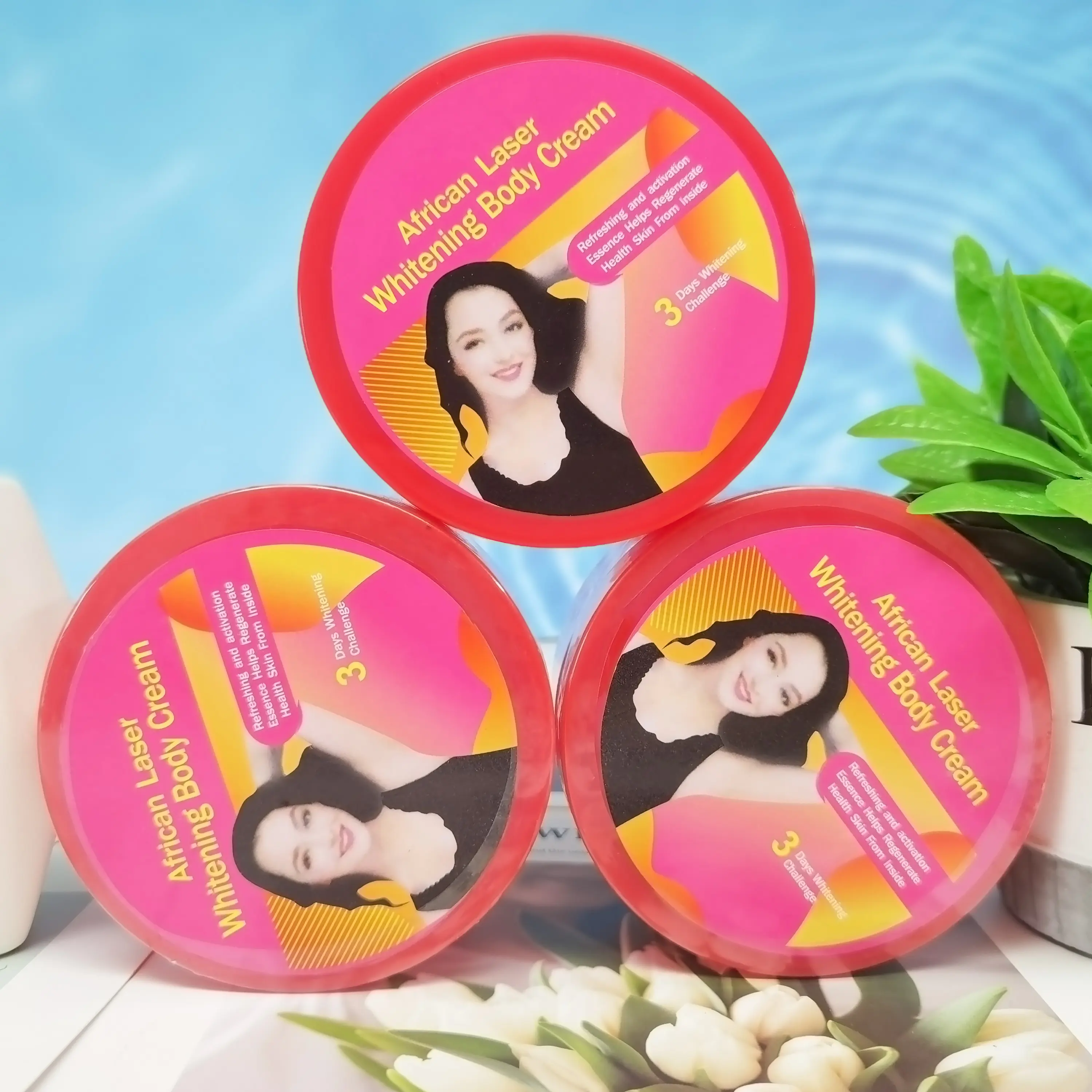 Haben Sie Stock White ning Cream Moist urizing Gel Skin Schnell aufhellende leuchtende Gesichts-und Körper creme Private Label