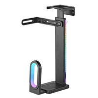 Support de CPU en métal pour jeux CPB-26R RGB, support de PC sous le bureau, support de tour d'ordinateur pour accessoires de jeu à domicile