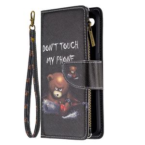 Étui portefeuille avec fermeture éclair pour Oppo A17, étui pour cartes de crédit pour Oppo A54 4g A55 <span class=keywords><strong>5G</strong></span> A57, étui pour <span class=keywords><strong>Samsung</strong></span> A35 - Product Image 2