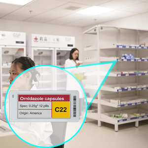 Wireless E Ink <b>Display</b> Medical Inventory Label For Pharmacy & Ward Storage, Real-Time Stock Tracking With Barcode/Qr Support - Product Image 1