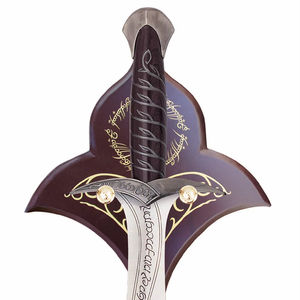 Épée des Chevaliers Templiers Maçonniques Meilleure Qualité Personnalisée Cosplay Maçonnerie Anneau de l'Épée du Seigneur 25CM Non Affûtée - Product Image 1