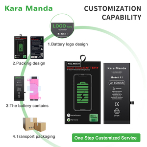 Kara Manda Điện Thoại Di Động Pin Thực Tế 1:1 Pin Điện Thoại Di Động Cho iPhone 6 6S 7 8 Cộng Với X XR XS 11 12 13 14 15 Pro Max 5 5C 5S SE - Product Image 4