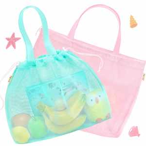 Toys <b>Kids</b> Beach <b>Bag</b> Tote with <b>Drawstring</b> - Product Image 4