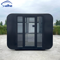 Maison en conteneur modulaire moderne en acier portable Space Capsule Villa Apple Pod Cabin
