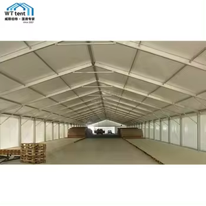 Tente extérieure de stockage d'entrepôt 25x50M grande <span class=keywords><strong>maison</strong></span> imperméable d'abri de PVC - Product Image 2