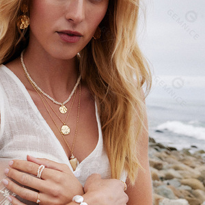 Collana pendente in argento 925 placcato oro - Product Image 4