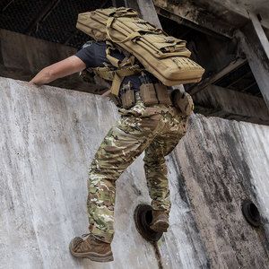 Marsupio Emersongear Cordura 500D in Nylon 9mm a tiraggio rapido marsupio leggero doppio portariviste tattico - Product Image 4