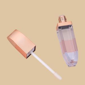 Vente chaude plaqué or en forme spéciale givré Transparent brillant à lèvres emballage de tube vide pour brillant à lèvres - Product Image 4