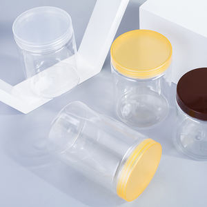 Frasco de Almacenamiento Grande de Plástico PET Transparente Personalizado con Tapa de Rosca para Dulces, Galletas, Frutos Secos, Alimentos para Bebés - Product Image 2