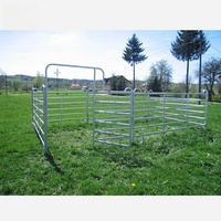 Paneles de Acero Galvanizado de Alta Resistencia para Ganado y Caballos, Cercas Metálicas Portátiles para Ranchos Australianos, Venta al Por Mayor
