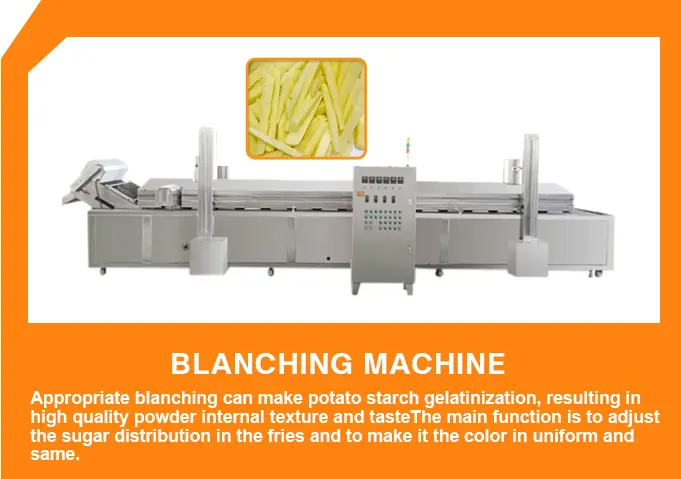 Industrial Fully Automatic French Fries Making Machine Chips Fries Machine Potato French Fries Machine
