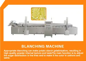 Macchina industriale per patatine fritte completamente automatica