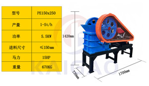 Concasseur à mâchoires de laboratoire d'occasion 150*250, Concasseur à mâchoires PTO pour carrière de calcaire, Concasseur à mâchoires 600 X <span class=keywords><strong>900</strong></span> - Product Image 3