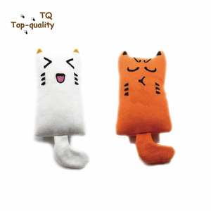 Tùy chỉnh thân thiện với môi catnip Pet đồ chơi Dễ Thương Vải Chew an toàn cho mèo lo lắng cứu trợ đáng yêu phim hoạt hình phong cách - Product Image 6