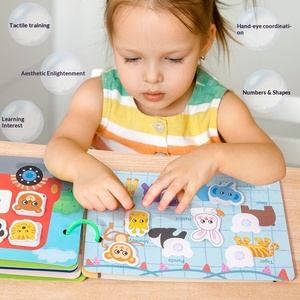 Libro <span class=keywords><strong>de</strong></span> Actividades <span class=keywords><strong>de</strong></span> Papel para Niños, Educación Temprana Montessori, Libro <span class=keywords><strong>de</strong></span> Imágenes Silencioso, Animales, Tráfico, Aprendizaje Cognitivo, Inglés, Matemáticas, Juguetes para Niños - Product Image 3