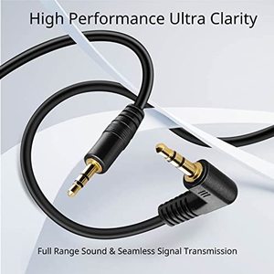 Dajiang Tùy Chỉnh Góc Bên Phải 3.5Mm Nam 3.5Mm Nam Âm Thanh Cáp OEM Aux Phụ Trợ Tai Nghe <span class=keywords><strong>Adapter</strong></span> Cho Guitar Loa Xe PVC - Product Image 3