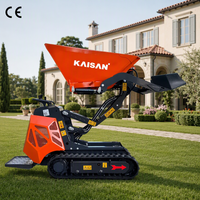 Kostenloser Versand: Hydraulischer Diesel-Minidumper 600kg 800kg – Multifunktionaler Raupen-Minidumper für Baustellen
